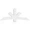 Ekena Millwork Davenport Architectural Grade PVC Gable Bracket, 72"W x 30"H x 4"D x 6"F, 10/12 Pitch GBP072X30X0406DAV00 - alternate 4